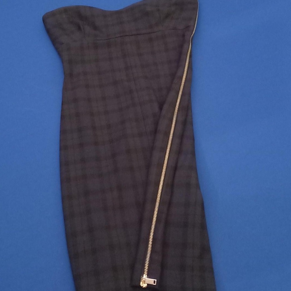Dark green tartan Zara dress - Picture 3 of 3